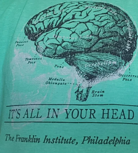 t shirt it's all in your head